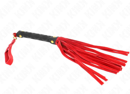 KINK - ROTE WILDLEDER MINI-PEITSCHE 30 CM