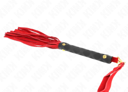 KINK - ROTE WILDLEDER MINI-PEITSCHE 30 CM
