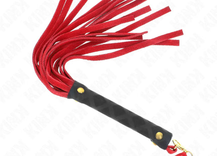 KINK - ROTE WILDLEDER MINI-PEITSCHE 30 CM