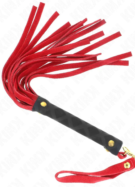 KINK - ROTE WILDLEDER MINI-PEITSCHE 30 CM