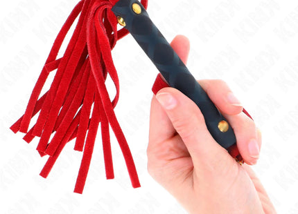 KINK - ROTE WILDLEDER MINI-PEITSCHE 30 CM