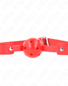 KINK - ROTER ATMUNGSAKTIVER BALL 4,5 CM Knebel 65 x 2,5 CM
