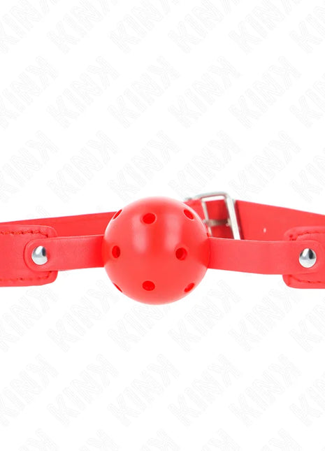 KINK - ROTER ATMUNGSAKTIVER BALL 4,5 CM Knebel 65 x 2,5 CM