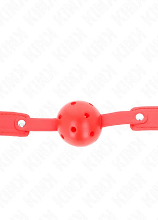 KINK - ROTER ATMUNGSAKTIVER BALL 4,5 CM Knebel 65 x 2,5 CM