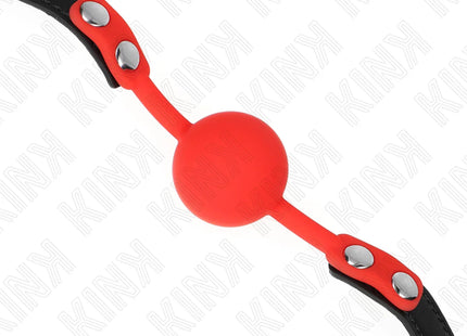 KINK - ROTER SILIKONBALL 4 CM KNEBEL 60 x 2 CM