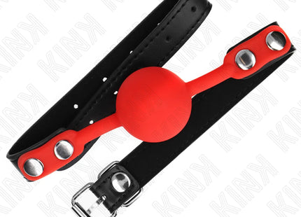KINK - ROTER SILIKONBALL 4 CM KNEBEL 60 x 2 CM
