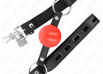 KINK - ROTER TPE-BALL 4 CM KNEBEL 60 x 2 CM