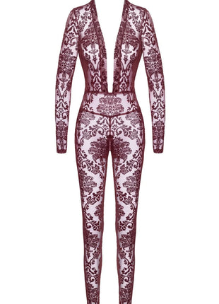 Kink Royal - Tüll Overall - XS / rot - Jumpsuit
