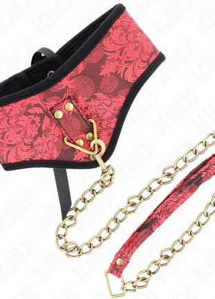KINK - SCANDAL MODELL HALSKETTE MIT SPITZENBAND 75 CM 44 X 10 CM