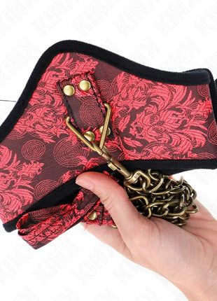 KINK - SCANDAL MODELL HALSKETTE MIT SPITZENBAND 75 CM 44 X 10 CM