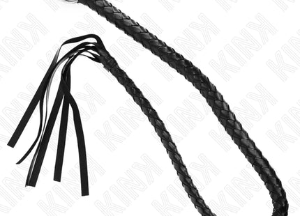 KINK - SCHLANGENPEITSCHE MIT SCHWARZEM HANDRING 65 CM