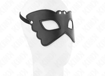 KINK - SCHMETTERLINGSFORM-KUNSTLEDERMASKE 20 x 9 CM