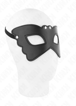 KINK - SCHMETTERLINGSFORM-KUNSTLEDERMASKE 20 x 9 CM
