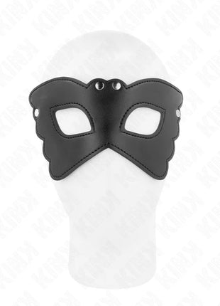 KINK - SCHMETTERLINGSFORM-KUNSTLEDERMASKE 20 x 9 CM