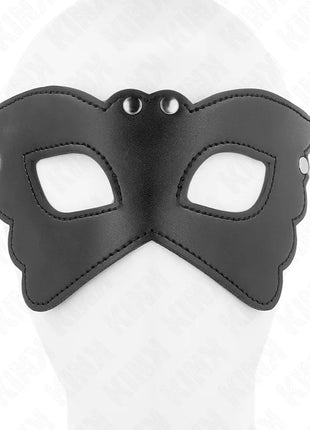 KINK - SCHMETTERLINGSFORM-KUNSTLEDERMASKE 20 x 9 CM