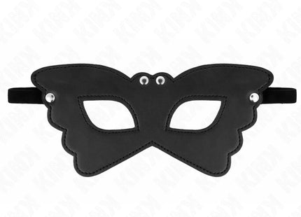 KINK - SCHMETTERLINGSFORM-KUNSTLEDERMASKE 20 x 9 CM