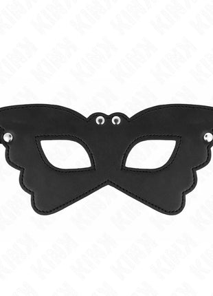KINK - SCHMETTERLINGSFORM-KUNSTLEDERMASKE 20 x 9 CM