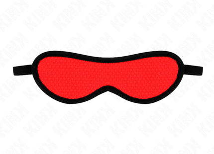 KINK - SCHUPPENTEXTURBANDAGE MIT ROT ABGEDECKTEM RAND 20 x 7 CM