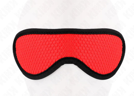 KINK - SCHUPPENTEXTURBANDAGE MIT ROT ABGEDECKTEM RAND 20 x 7 CM