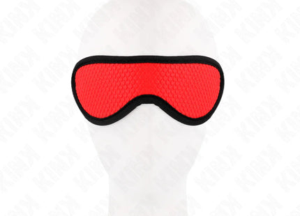 KINK - SCHUPPENTEXTURBANDAGE MIT ROT ABGEDECKTEM RAND 20 x 7 CM