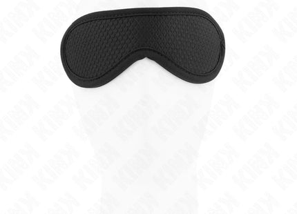 KINK - SCHUPPENTEXTURBANDAGE MIT SCHWARZER RANDABDECKUNG 20 x 7 CM