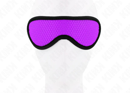 KINK - SCHUPPENTEXTURBANDAGE MIT VIOLETT ÜBERZOGENEM RAND 20 x 7 CM