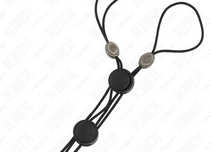 KINK - SCHWARZE DETAIL-NIPPELKLAMMERN MIT SCHWARZEM GUMMIBAND