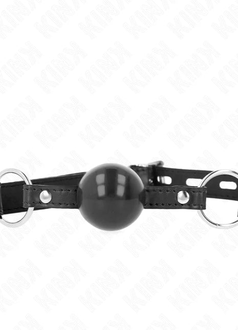 KINK - SCHWARZER TPE-BALL 4 CM Knebel 60 x 2 CM