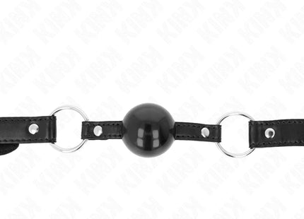 KINK - SCHWARZER TPE-BALL 4 CM Knebel 60 x 2 CM