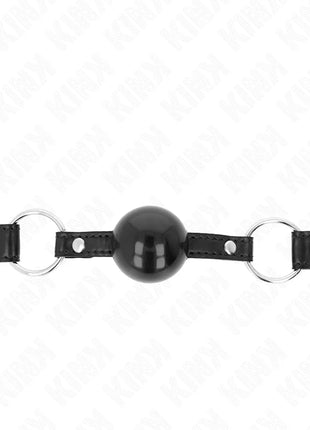 KINK - SCHWARZER TPE-BALL 4 CM Knebel 60 x 2 CM