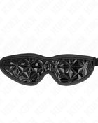 KINK - SCHWARZES STIRNBAND MIT RAUTENMUSTER 20,5 x 6 CM