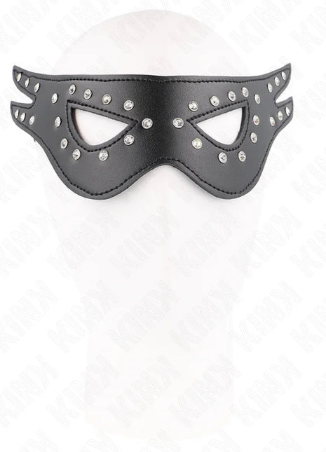 KINK - SEXY KUNSTLEDERMASKE MODELL 2 27 x 13 CM
