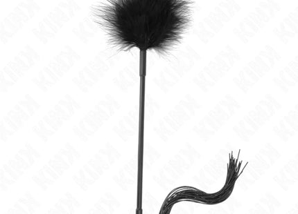 KINK - SILIKONPEITSCHE MIT FEDERN ZUM KITZELN 47 CM