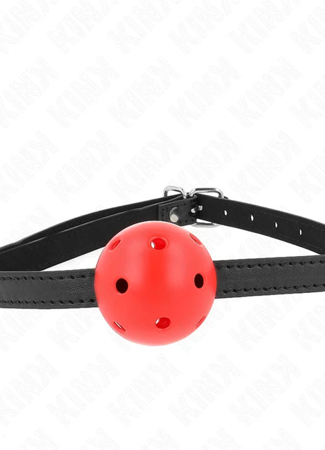 KINK - SIMPLICITY ROT ATMUNGSAKTIVER 4,5 CM BALLGAG 62 x 1,5 CM