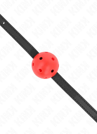 KINK - SIMPLICITY ROT ATMUNGSAKTIVER 4,5 CM BALLGAG 62 x 1,5 CM
