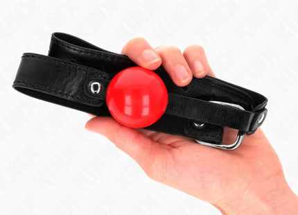 KINK - SOFT TPE BALL 4 CM GAG MODELL 1 66 x 2,5 CM VERSTELLBAR 41-61 CM