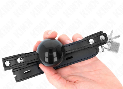 KINK - SOFT TPE BALL 4 CM GAG MODELL 3 60 x 2 CM VERSTELLBAR 37-52 CM