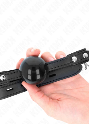 KINK - SOFT TPE BALL 4 CM GAG MODELL 3 60 x 2 CM VERSTELLBAR 37-52 CM