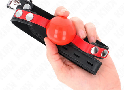 KINK - SOFT TPE BALL 4 CM GAG MODELL 4 60 x 2 CM VERSTELLBAR 37-52 CM