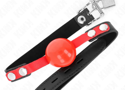 KINK - SOFT TPE BALL 4 CM GAG MODELL 4 60 x 2 CM VERSTELLBAR 37-52 CM