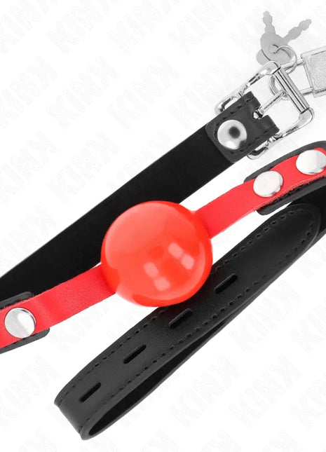 KINK - SOFT TPE BALL 4 CM GAG MODELL 4 60 x 2 CM VERSTELLBAR 37-52 CM