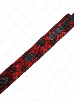 KINK - SPITZENKETTE MIT GÜRTEL MIT ECHTLEDERGÜRTEL 105 CM / 44 X 5,5 CM