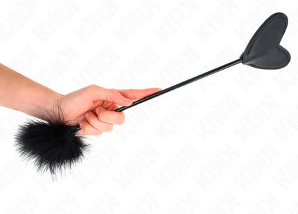 KINK - TICKLE FEATHERS MIT HERZPADDEL 31 CM