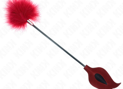 KINK - TICKLE FEATHERS MIT ROSENFÖRMIGEM PADDEL 8 CM