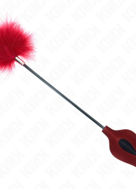 KINK - TICKLE FEATHERS MIT ROSENFÖRMIGEM PADDEL 8 CM