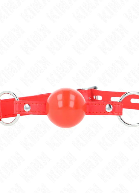 KINK - TPE-BALL 4 CM KNEBEL MIT ROJO-SCHLOSS 60 x 2 CM