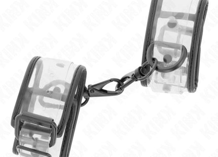 KINK - TRANSPARENT HANDGELENKMANSCHETTEN VERSTELLBAR 18-30 CM X 5,5 CM