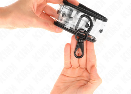 KINK - TRANSPARENT HANDGELENKMANSCHETTEN VERSTELLBAR 18-30 CM X 5,5 CM