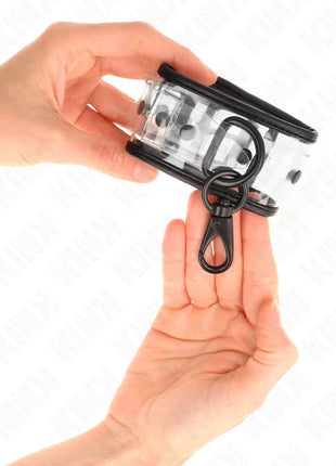 KINK - TRANSPARENT HANDGELENKMANSCHETTEN VERSTELLBAR 18-30 CM X 5,5 CM