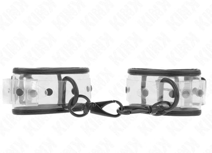 KINK - TRANSPARENT HANDGELENKMANSCHETTEN VERSTELLBAR 18-30 CM X 5,5 CM